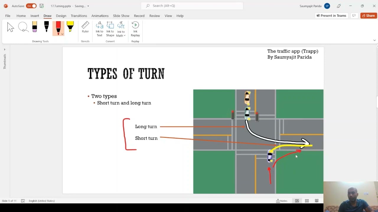 Auto theories rijbewijs B (CBR theory practice) Episode 17 : Turning #lazy_yogis