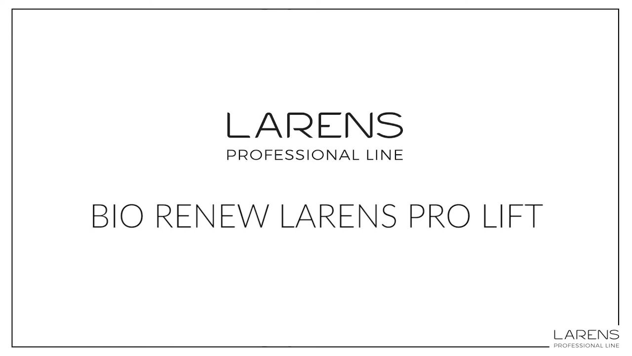 BIO Renew Larens Pro Lift - tutorial CS