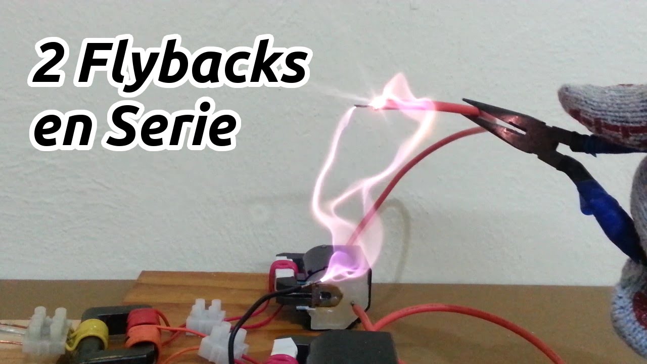 Conexión de dos Flyback en Serie - Super Alto Voltaje