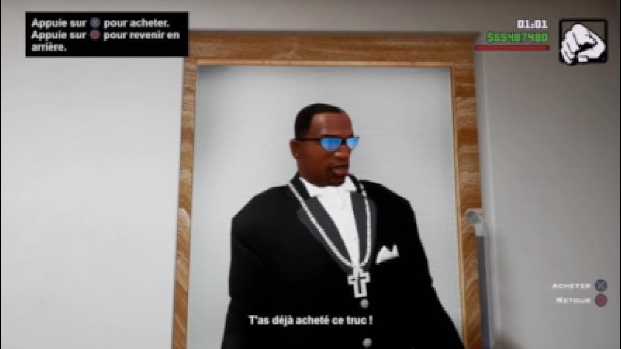 GTA San Andreas définitive édition bug sex-appeal 100% trophée 