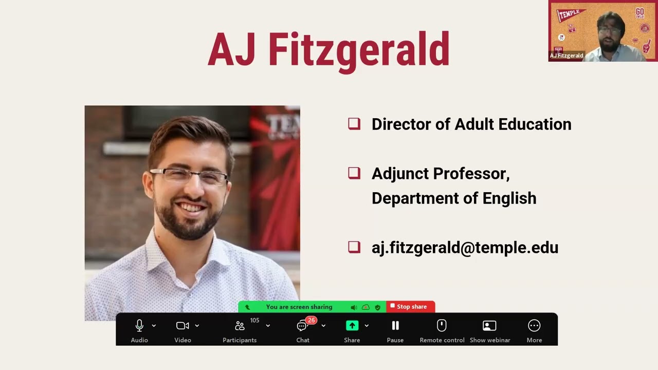 Adult Study Abroad Program webinar recording