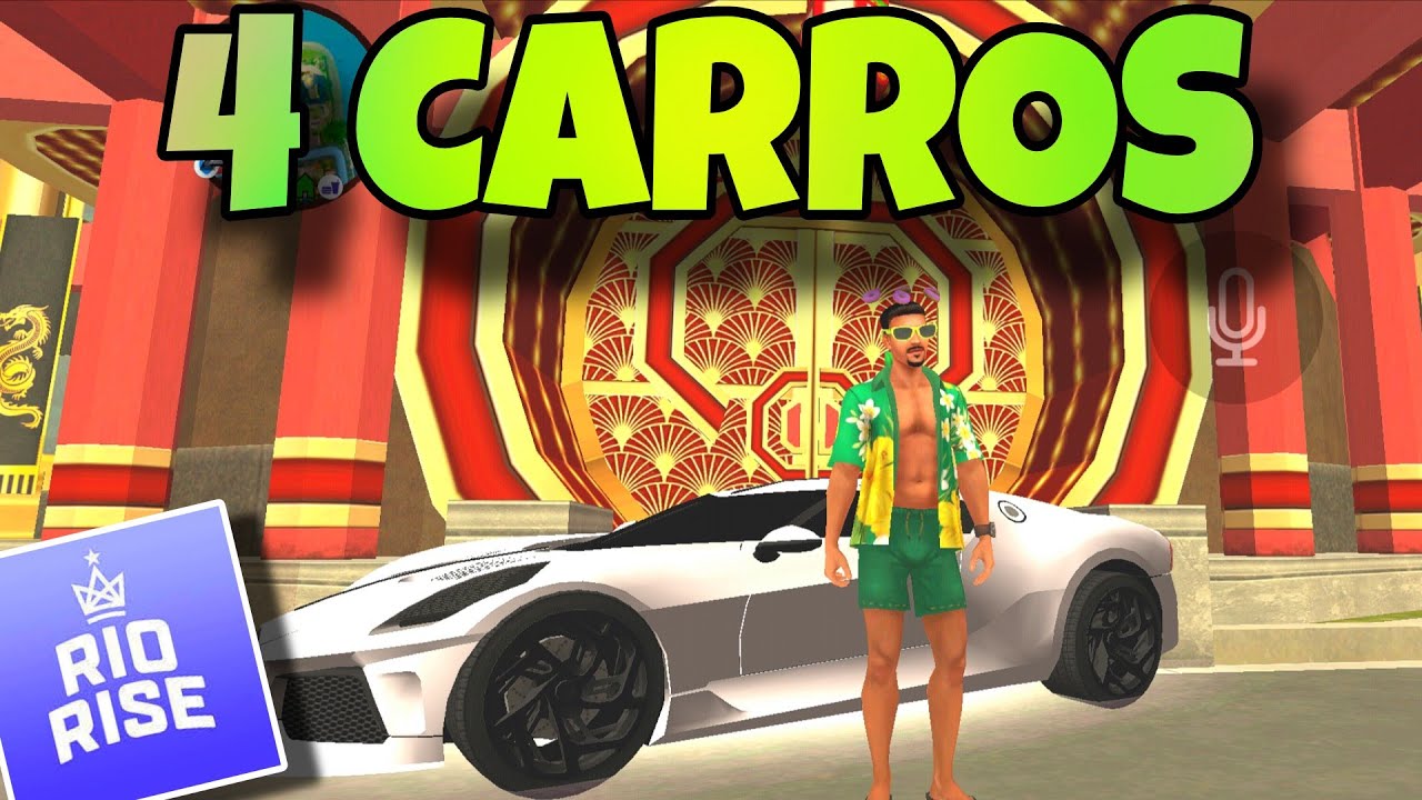 PEGUEI 4 CARROS NO NOVO SERVIDOR / MAPA DO RIO RISE 💥