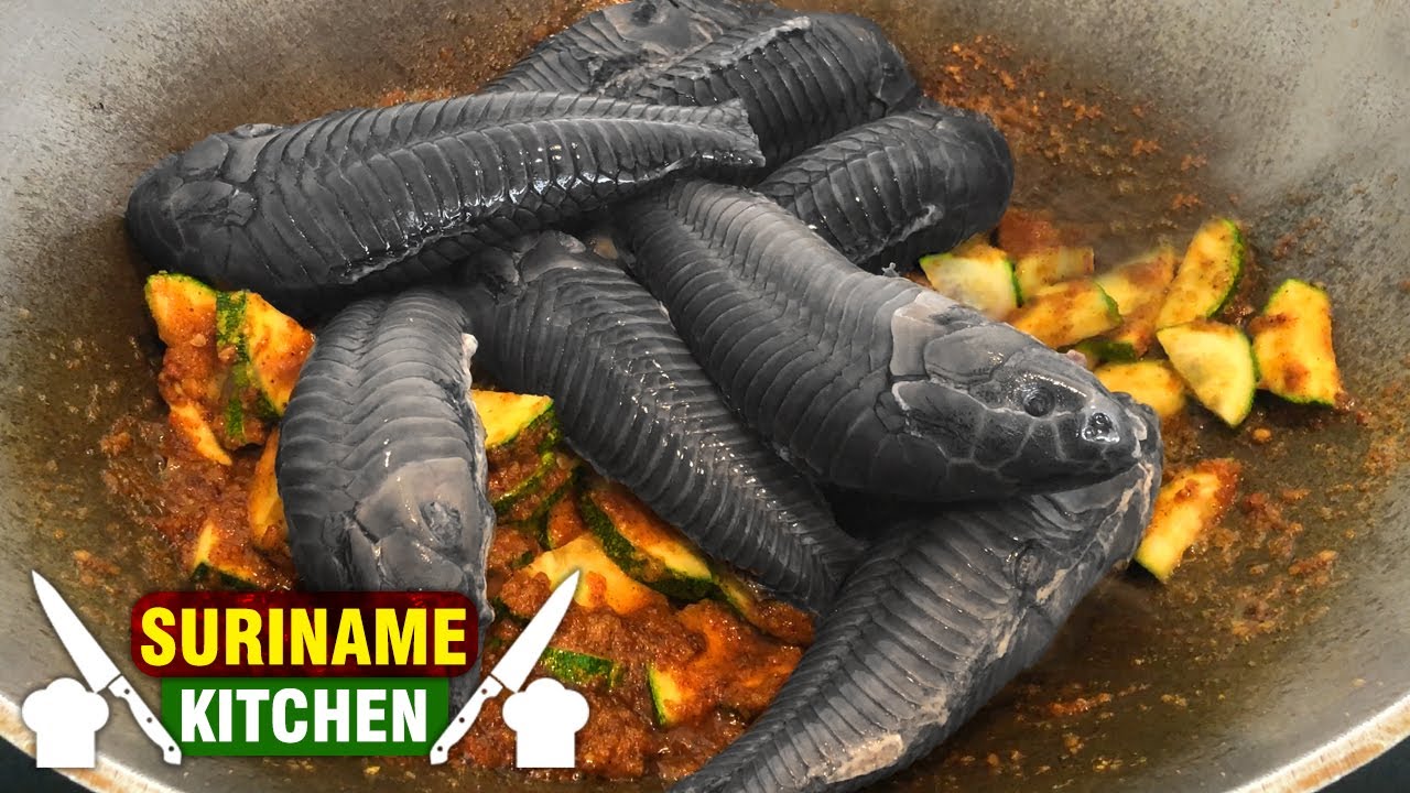Surinaamse Kwi Kwi Vis In Combinatie Met Courgette | Surinamese Kwi Kwi Fish In With Zucchini