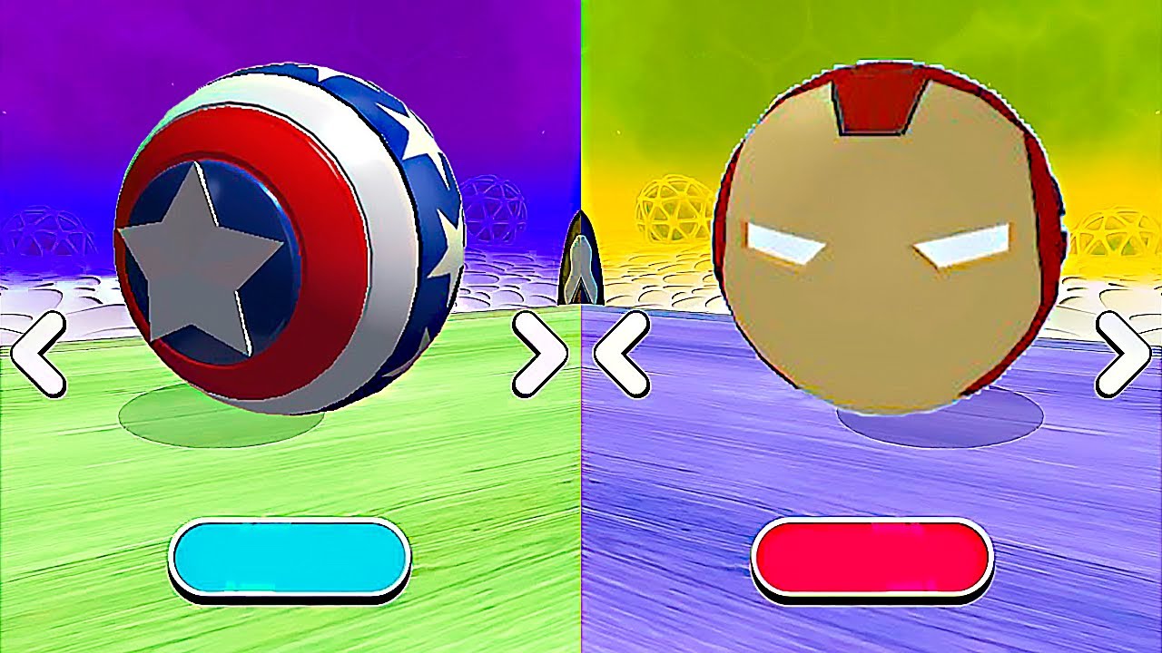 Going Ball vs Rolling Ball Master - American Ball vs Monkey Ball! Race-687