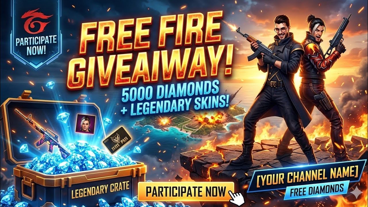 Free Fire BR Custom Room: Dou Winner Gets 1000 Diamond Code! 💎 8 Kill (30 Codes Giveaway)