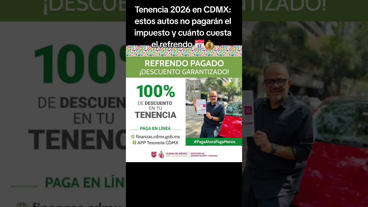 Tenencia 2026 en CDMX 