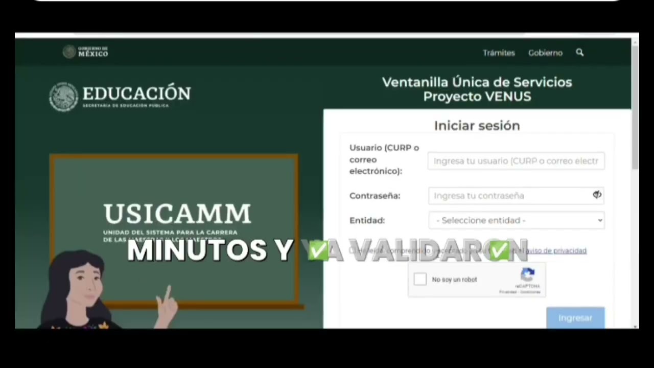 CÓMO CREAR TU CUENTA EN PROYECTO VENUS-2025 (ADMISIÓN, PROMOCIÓN).