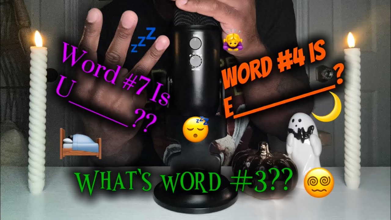 ASMR Guess the Silent Word pt. 3! 🙇‍♀️🤔💤 [Harder Words + Mouth Sounds + Whispering]