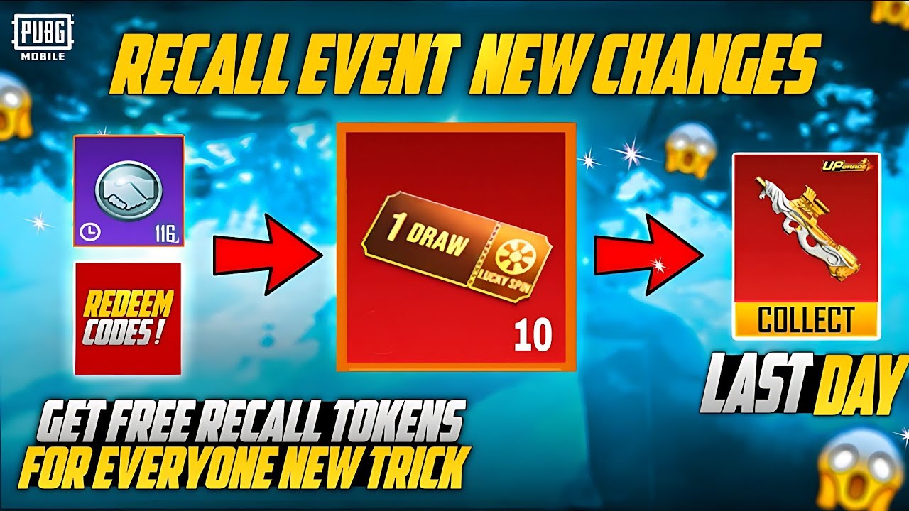 Last Chance For Upgraded P90 Skin | 10 Free Lucky Spin Vouchers  For Recall Tokens New Changes