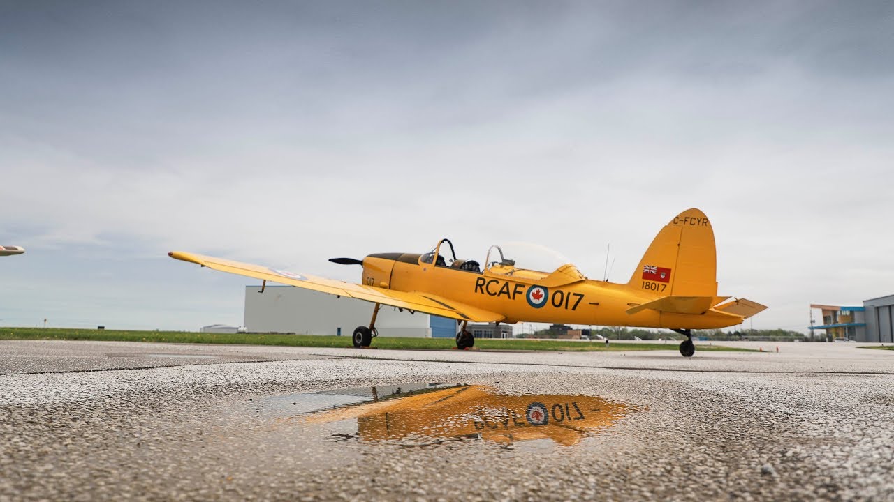 Мой первый Warbird &mdash; DHC-1 Chipmunk. Видеоблог о полётах.