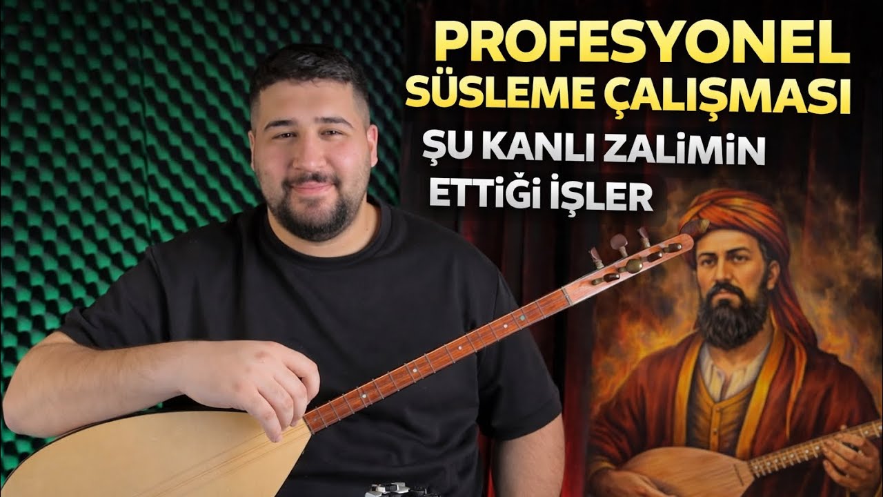 Şu Kanlı Zalimin Ettiği İşler - Profesyonel Süsleme Çalışması - SOLFEJ