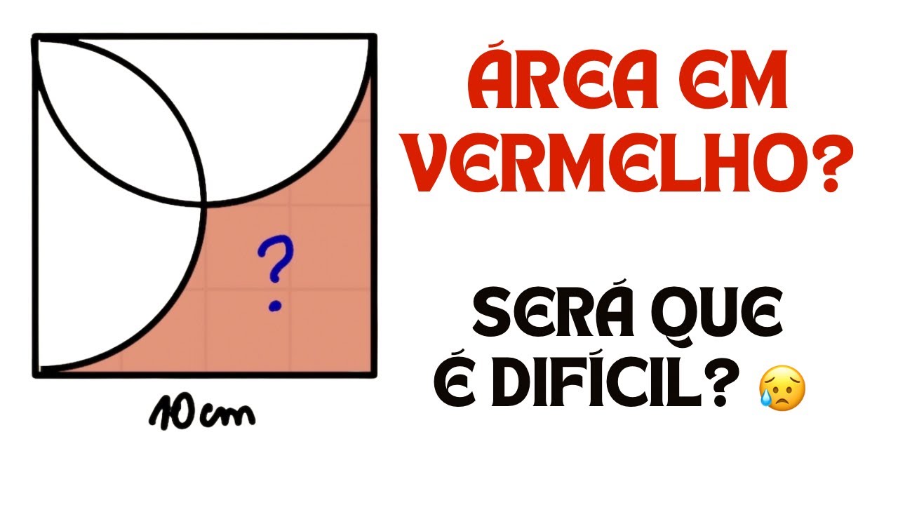 QUESTÃO DE GEOMETRIA QUE PARECE DIFÍCIL (MAS NÃO É!) 🔥📐
