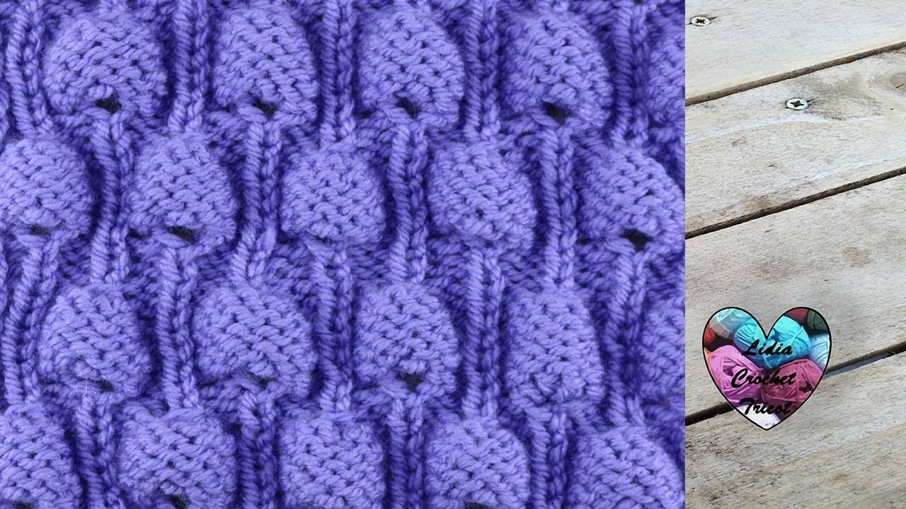 Point bulles tricot super tendance!!!