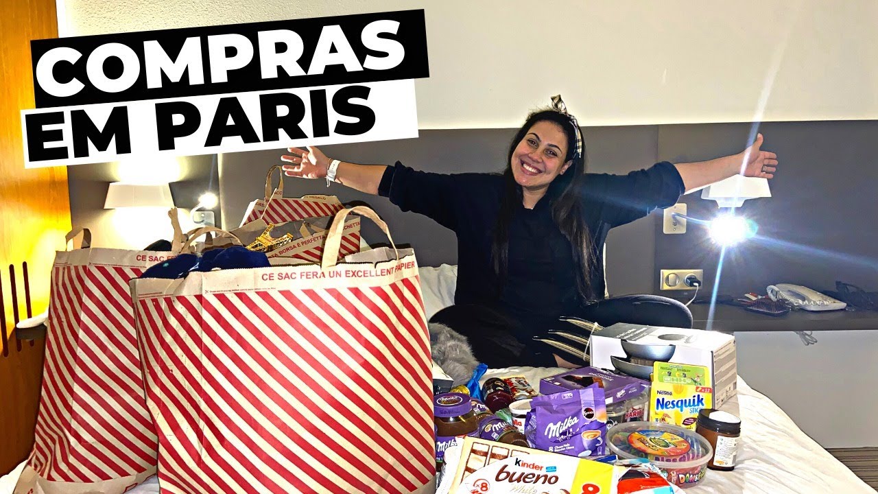 Compras Em Paris - Vlog de Viagem