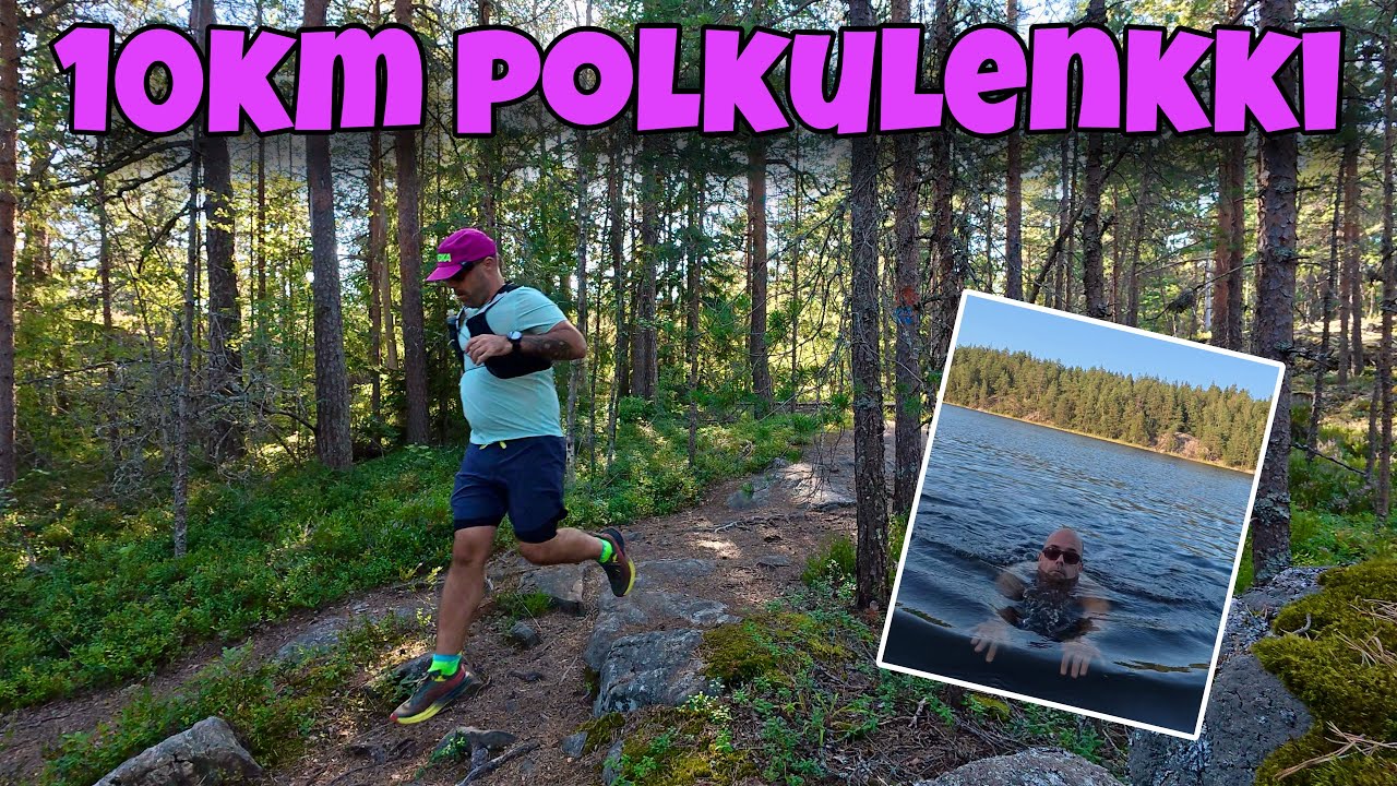 Juoksu ja uinti, t&auml;ydellinen kombo. 