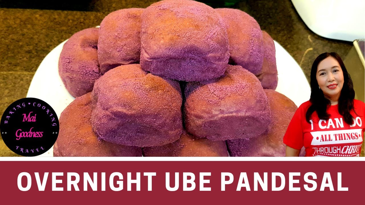 Ube Cheese Pandesal Overnight Proofing by Mai Goodness | Using Home Made Bread Improver | Bread Roll