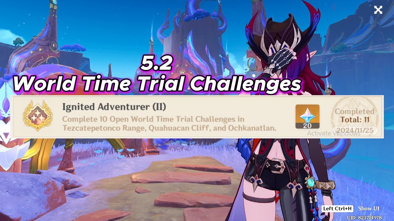 All 11 World Time Trial Challenges (Ochkanatlan, Quahuacan Cliff, Tezcatepetonco Range) | 5.2 Natlan