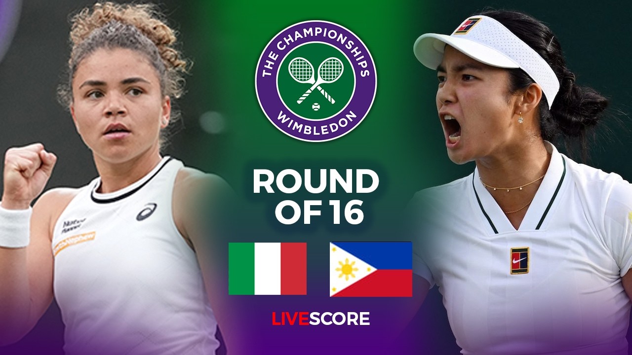 Alex Eala vs Jasmine Paolini LIVE SCORE and STATS | Wimbledon 2026