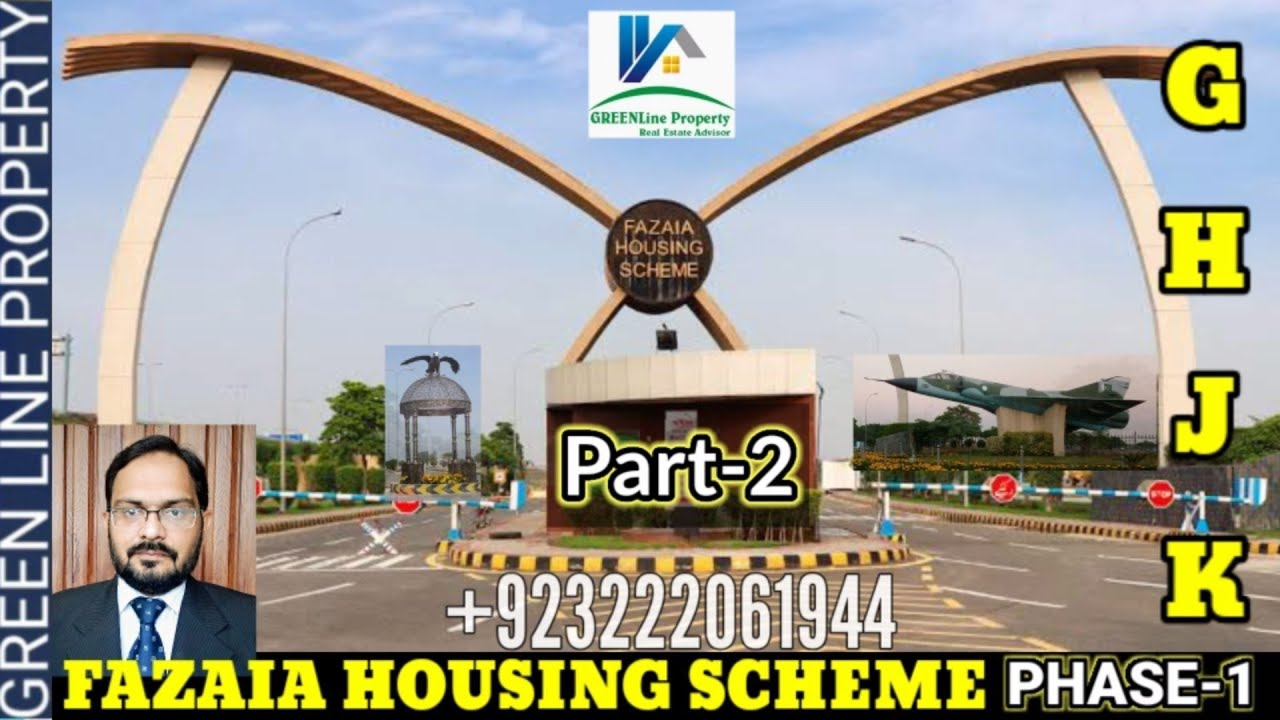 Fazaia Housing Scheme Phase-1 Lahore | Part-2 (GHJK Blocks) | +923222061944 | GREENLine Property