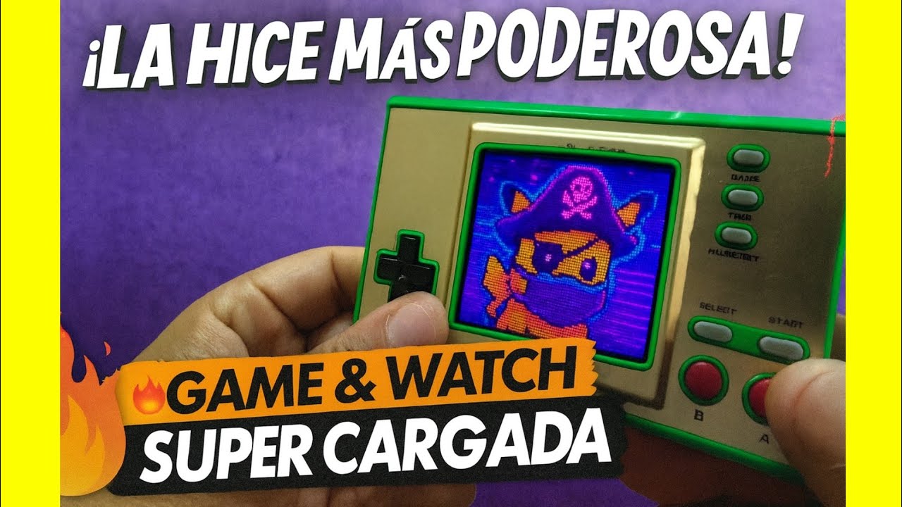 ¡Transformé una Game & Watch de Zelda! 😱 más memoria, más juegos… ¡y quedó increíble!”