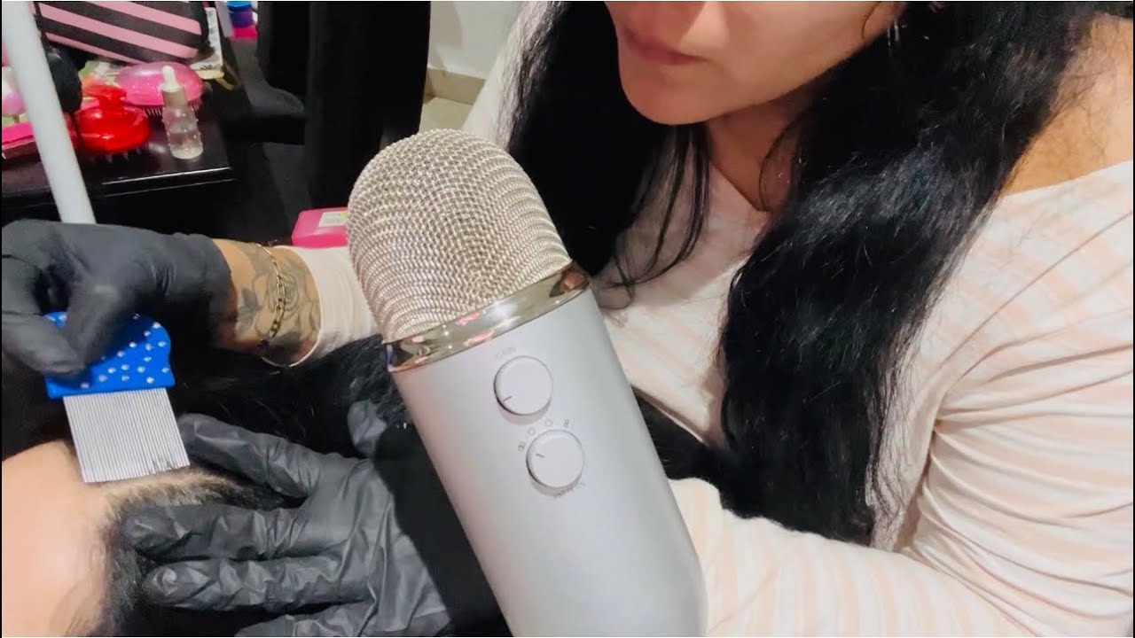 🔥💤💋ASMR | ROLEPLAY |CURANDO EL CUERO CABELLUDO DE MI HERMANA |🔥💋