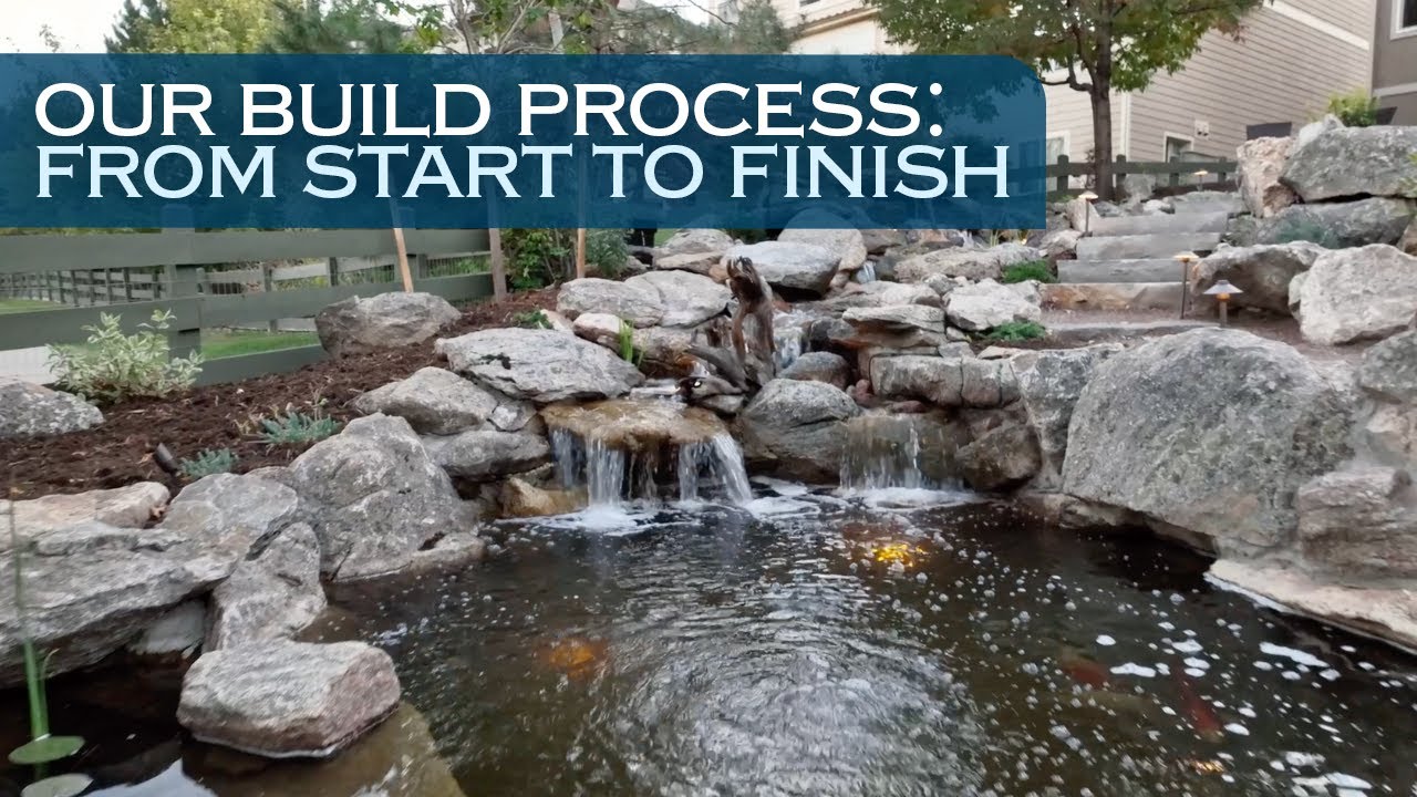 Backyard Waterfall | Build Process: Start to Finish