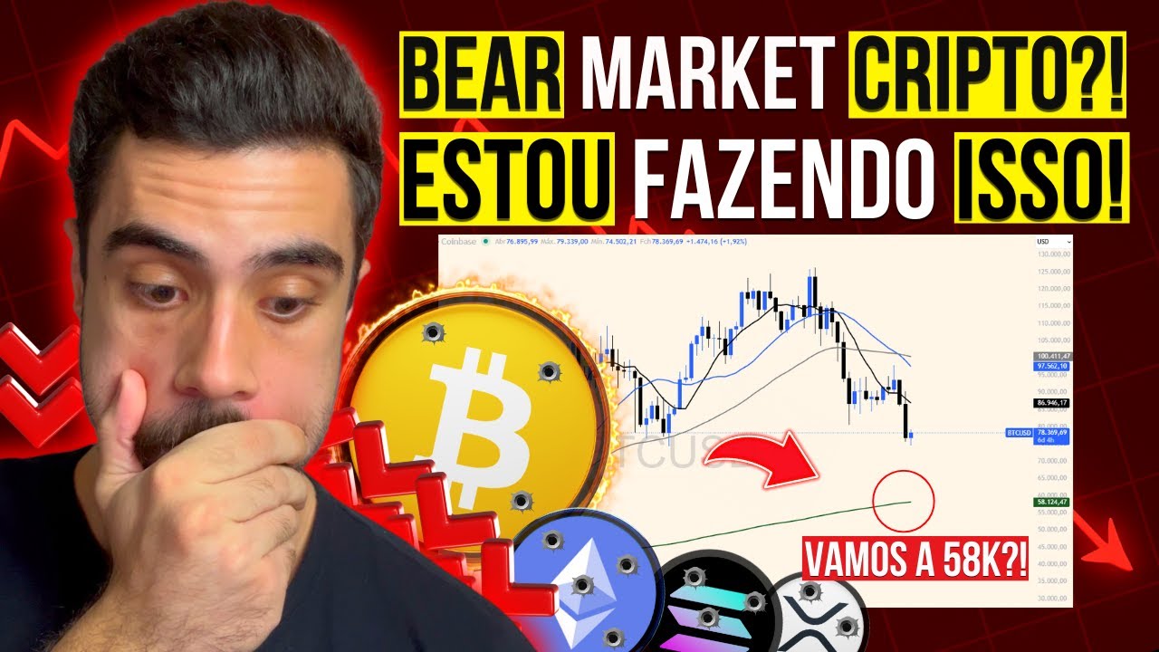 O MERCADO CRIPTO ENTROU EM PÂNICO TOTAL! O QUE VEM PELA FRENTE?! [estou fazendo isso agora]