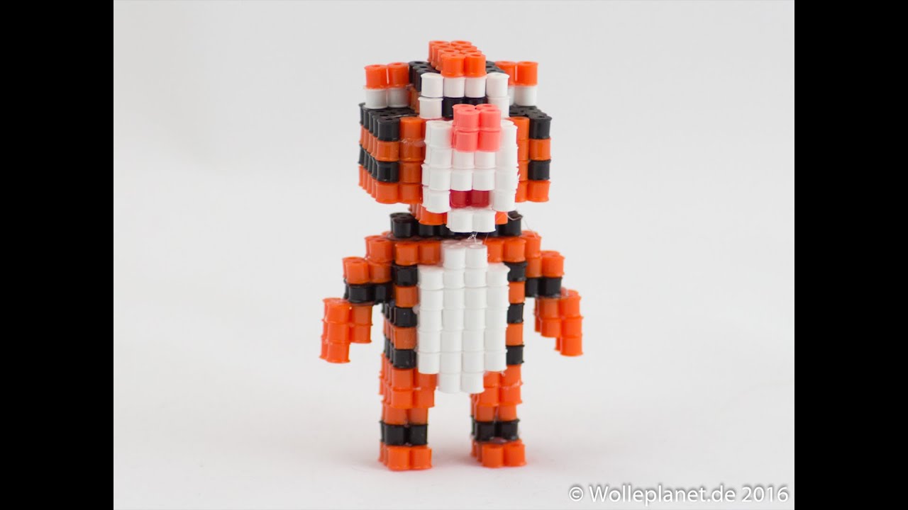 Perler Bead 3D Tigger