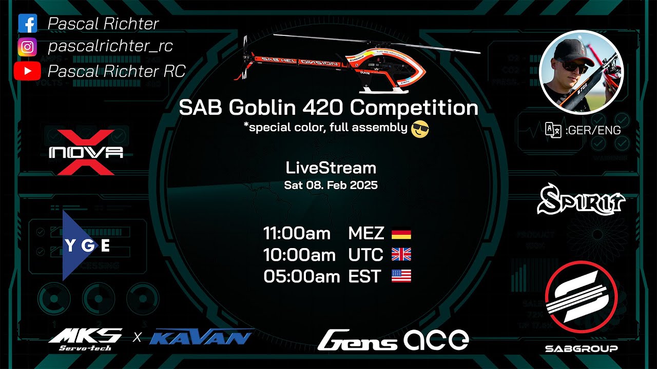 SAB Group Goblin 420 Competition - Live Stream 🔴 | Pascal Richter