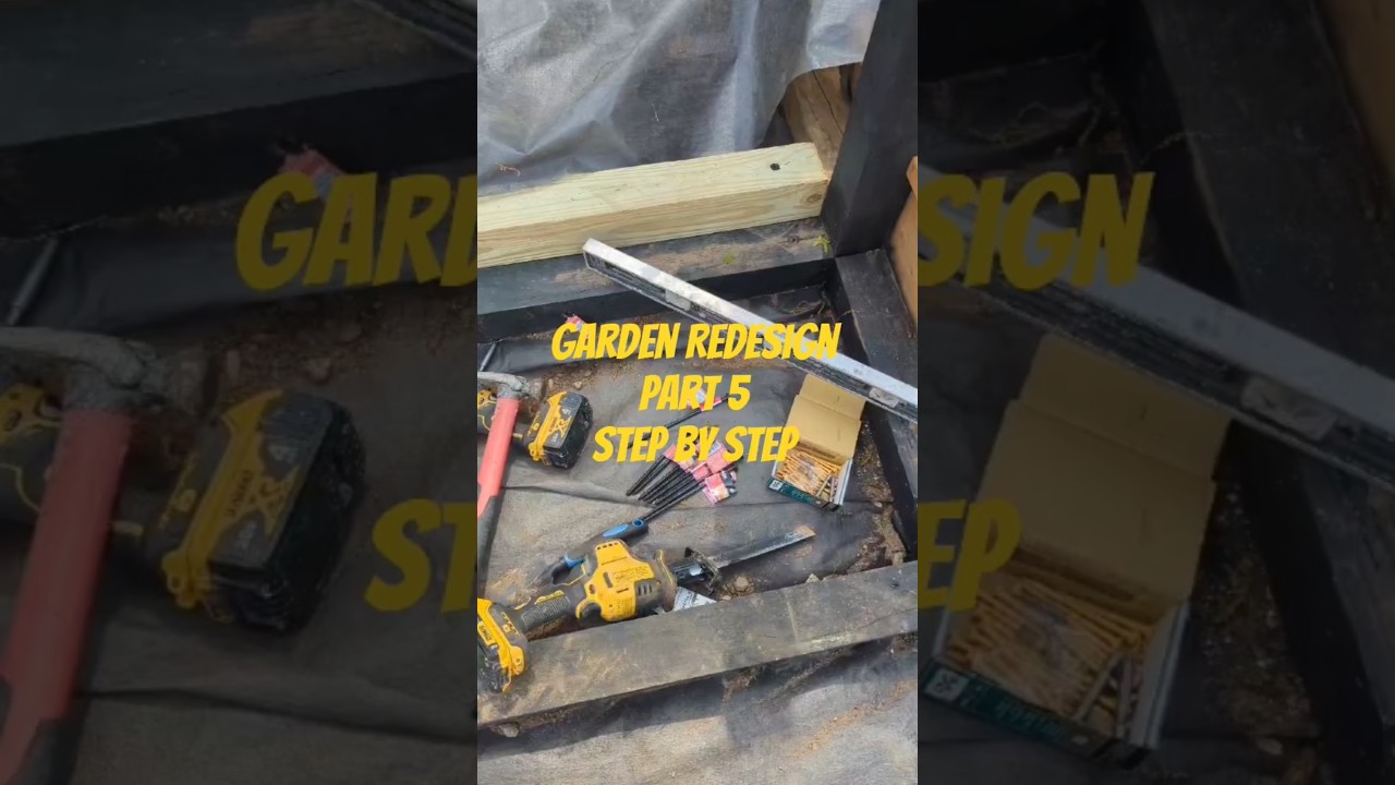 Garden Redesign Part 5 #GardenRedesign #DIYGarden #BackyardMakeover #GardenTransformation