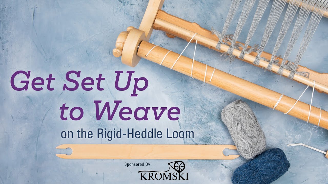 Weaving Header & Getting Set Up on a Rigid-Heddle Loom