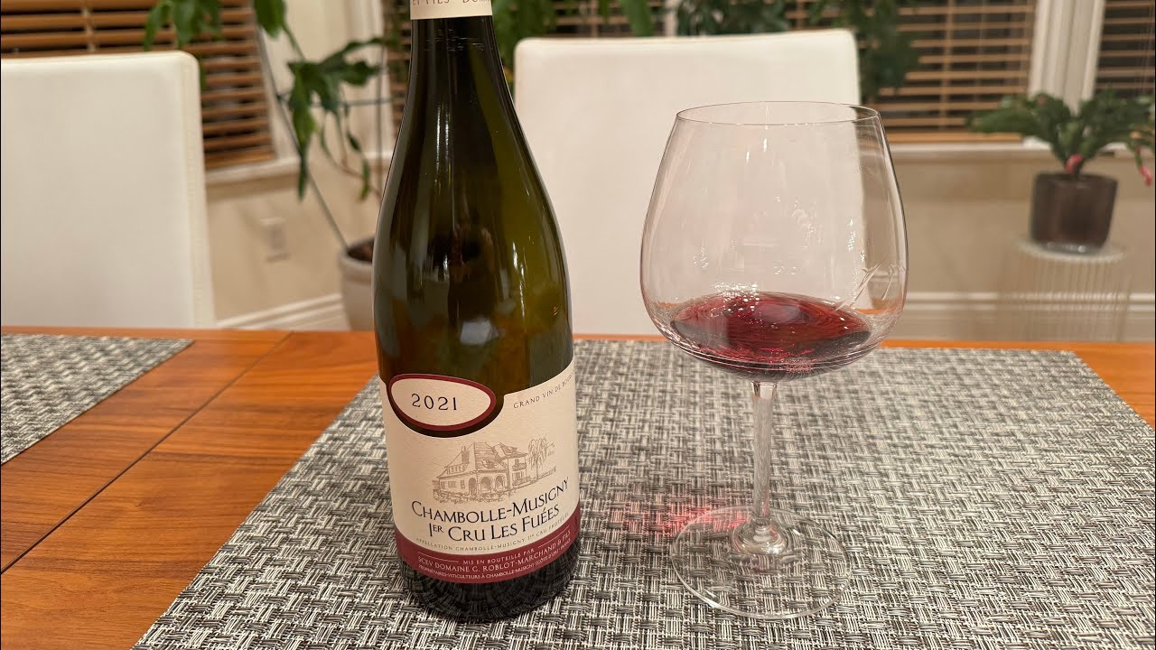 Roblot Marchand 2021 Chambolle Musigny 1er Cru Les Fuees Premium Burgundy Wine Review