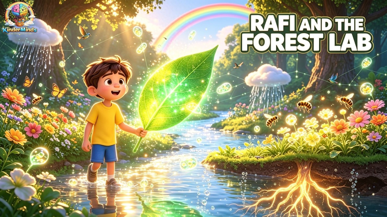 Rafi and the Forest Lab | Educational Science Adventure for Kid | KinderMinds