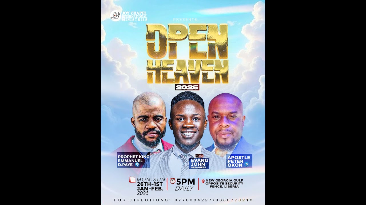 OPEN HEAVEN 2026 DAY 2 || AMB EVANG JOHN GREATNESS || 27TH JAN 2026
