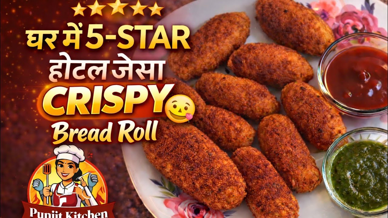 Holi 🫟 Special 5-Star Hotel Style Bread  Roll  | Secret Crispy Trick  😍 