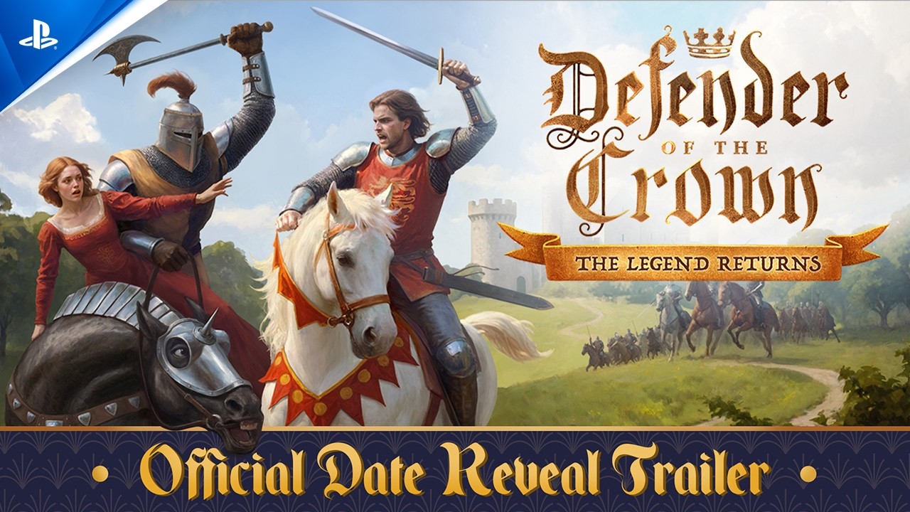 Defender of the Crown: The Legend Returns - Date Reveal Trailer | PS5 Games