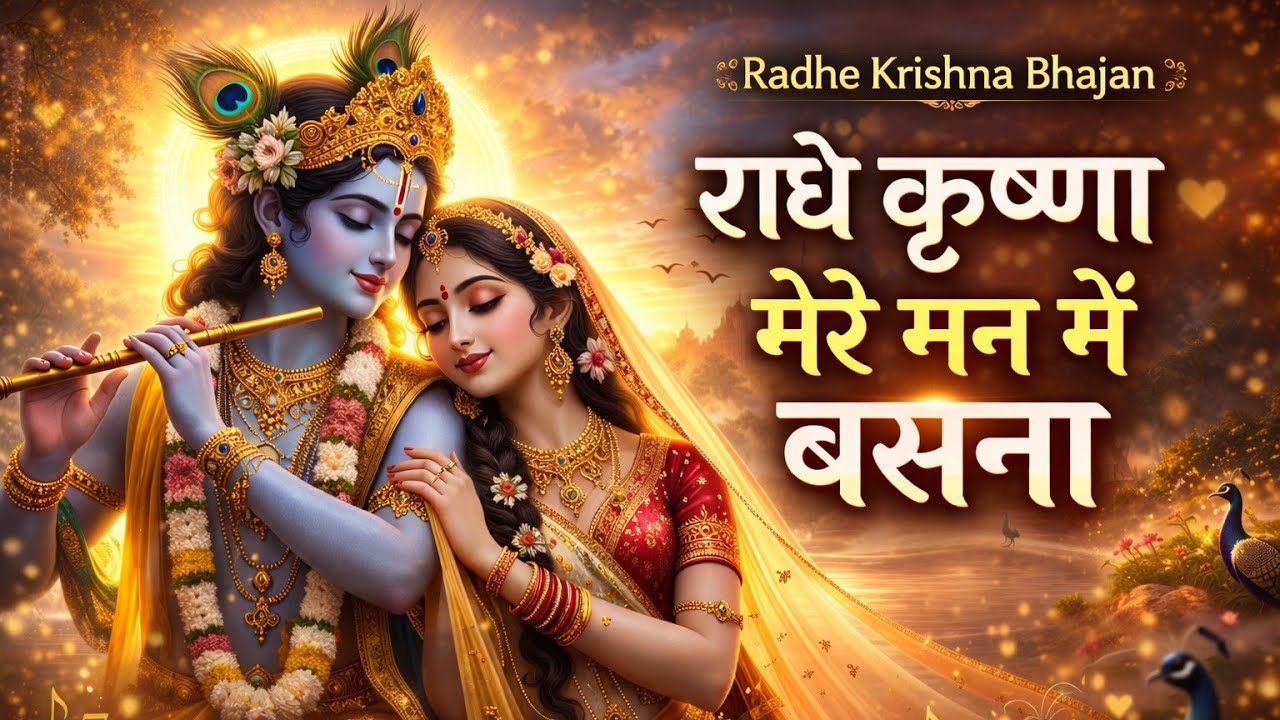 राधे कृष्णा मेरे मन में बसना | Heart Touching Radhe Krishna Bhajan & Song 2026 | #song #music 