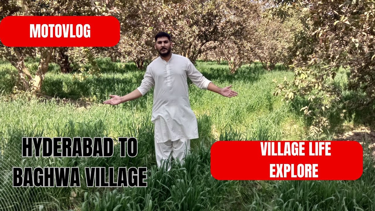Hyderabad to Baghwa Village Bike Ride | Sindh Rural Travel Vlog 2026