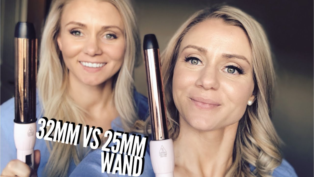 Lange Hair Products!  32 MM VS 25 MM!  Identical Twins SIDE BY SIDE!