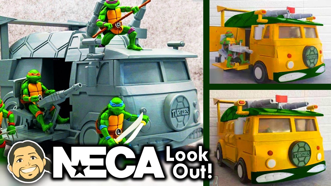 Watch Out NECA this Turtle Van is a game changer. TMNT Turtle Van, Show Z Turtle Van -Mega Jay Retro