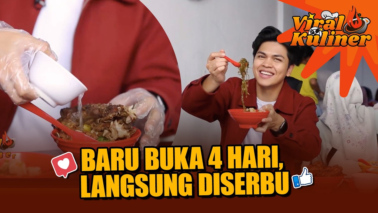 VIRAL DI CIPONDOH, MIE AYAM BALUNGAN MBAK SARI!