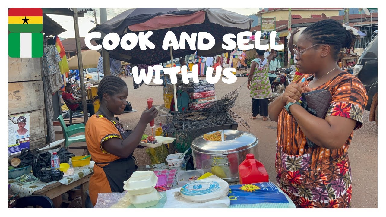 LEARNING HOW BANKU AND TILAPIA ARE PREPARED AND SOLD IN THIS TOWN AS A 🇳🇬N|| WESTERN-NORTH, 🇬🇭