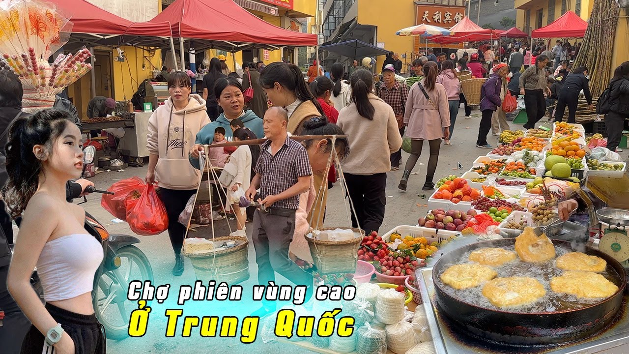 CHỢ PHI&Ecirc;N V&Ugrave;NG CAO Ở TRUNG QUỐC CUỐI NĂM - TRỜI LẠNH 1-2&ordm;C VẬY M&Agrave; D&Acirc;N CHEN CH&Uacute;C RA CHỢ Đ&Ocirc;NG NHƯ HỘI
