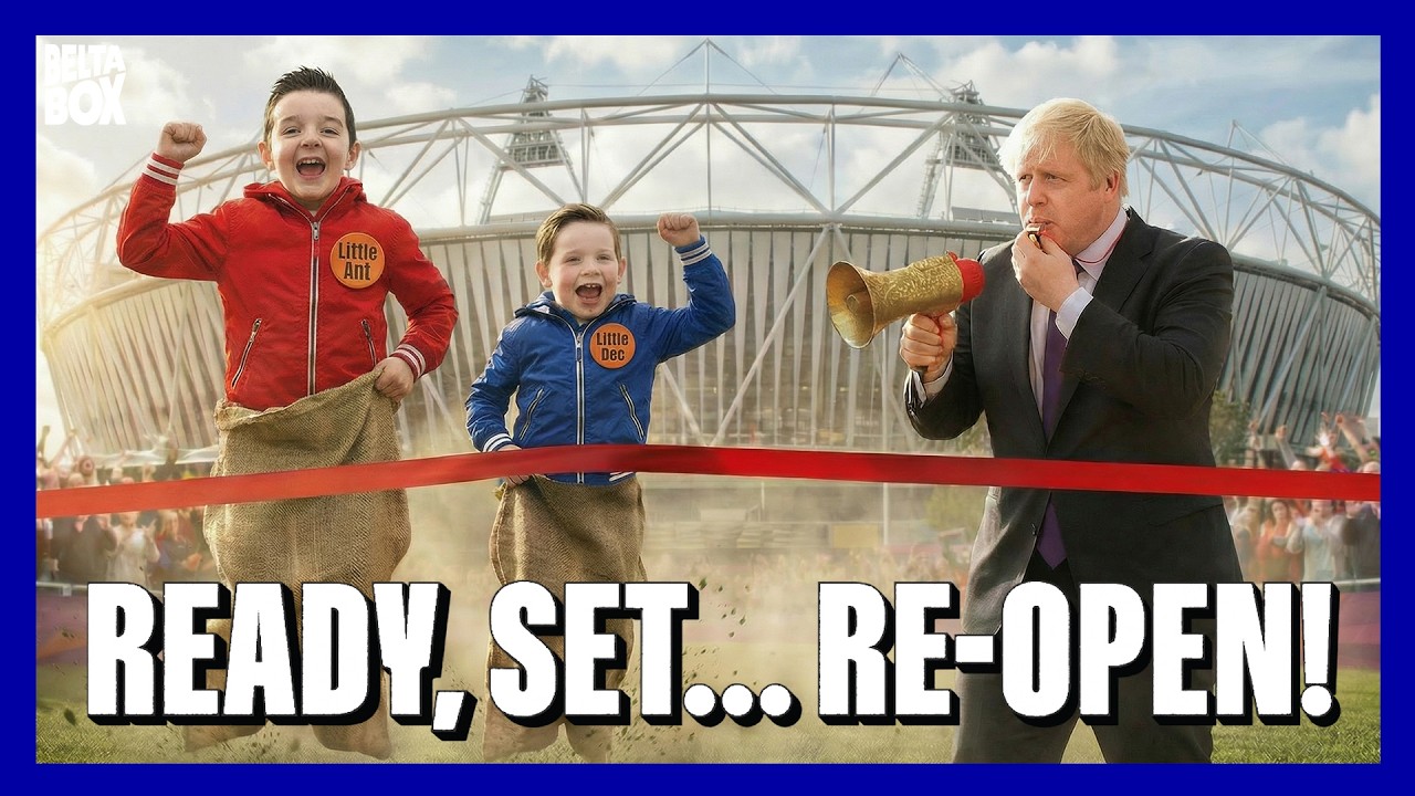 Boris Johnson Reopens The Olympic Park with Little Ant & Dec