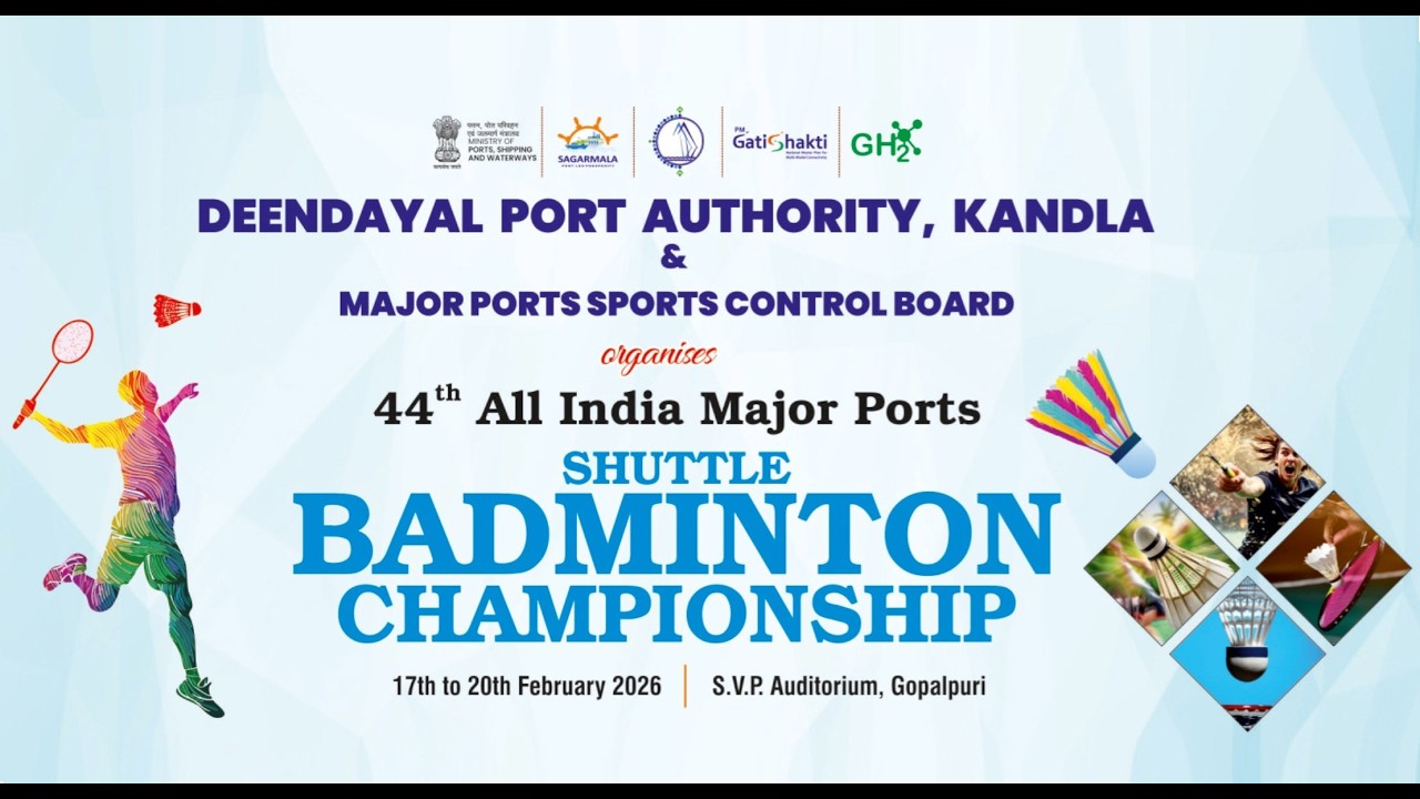 Day3 | Court 3| 44th All India Major Ports Shuttle Badminton Championship 2026