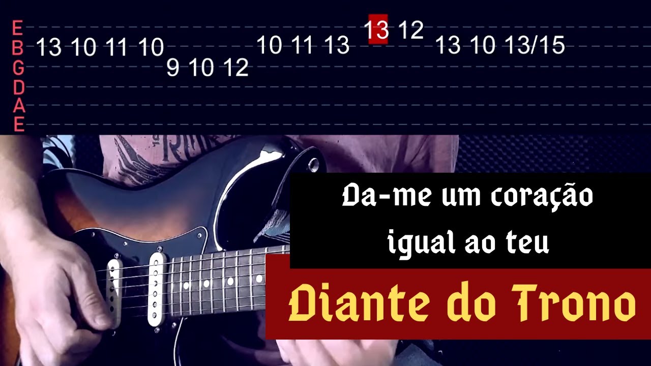 Da-me um coração igual ao teu - SOLO DE GUITARRA - @DTOFICIAL