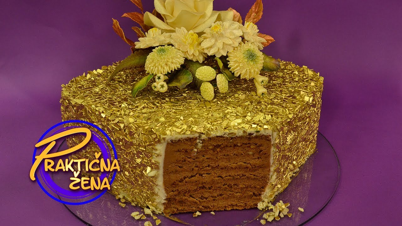 Praktična žena - Zlatna torta od čokolade i pomorandže