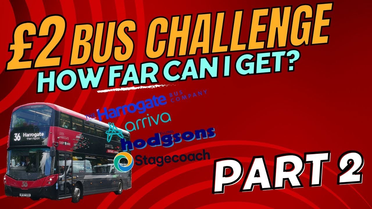 I tried to cross the UK just by using £2 buses - how far did I get? My £2 BUS CHALLENGE Part 2