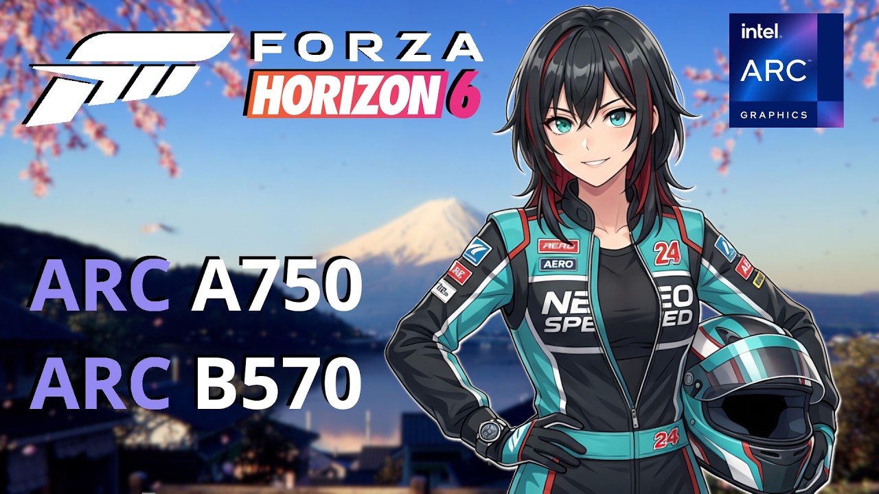 Forza Horizon 6 vs INTEL ARC A750 & B570 [ GAMEPLAY ]