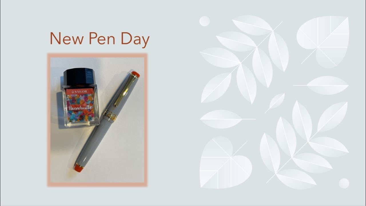 New Pen Day: Sailor Pro Gear Slim x Fontoplumo Pixiedust ~ Episode 99 #fountainpens #asmr